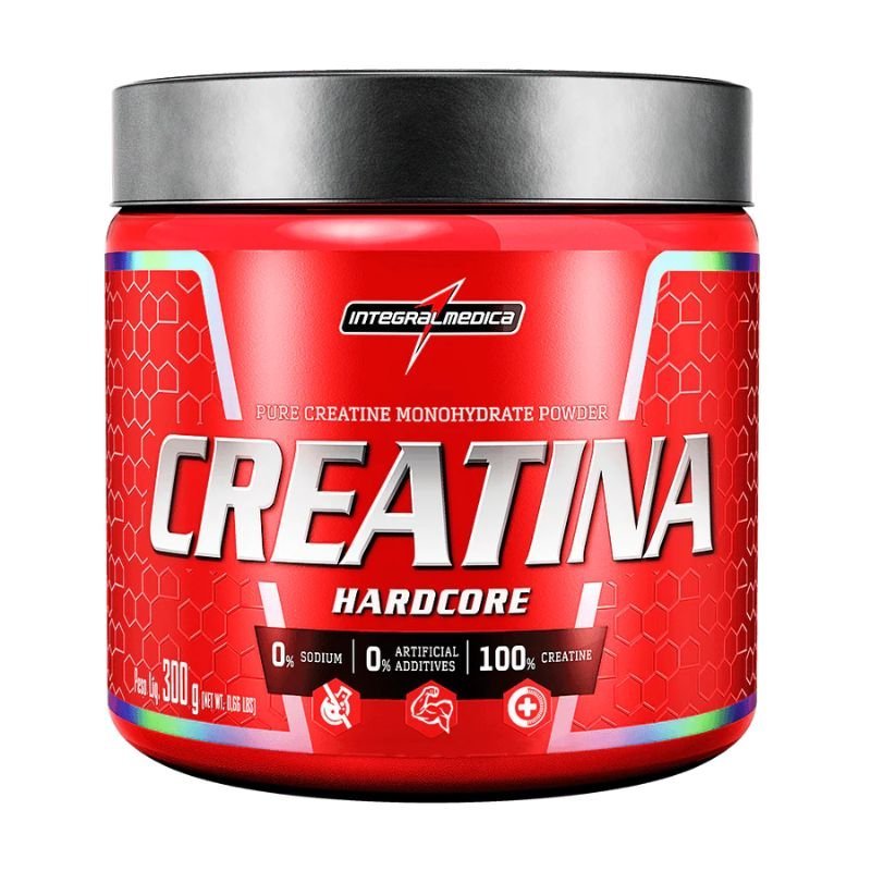 Creatina 100% Pura 300g Hardcore